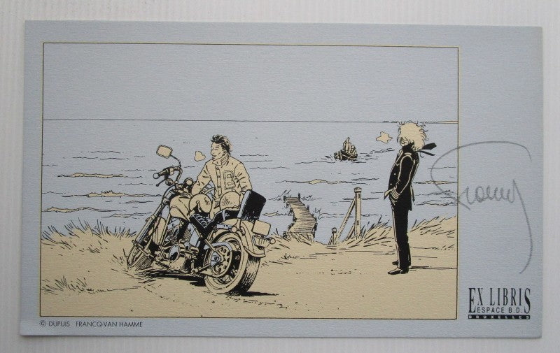 Ex Libris gesigneerd Largo Winch