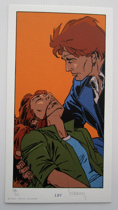 Ex Libris gesigneerd Largo Winch