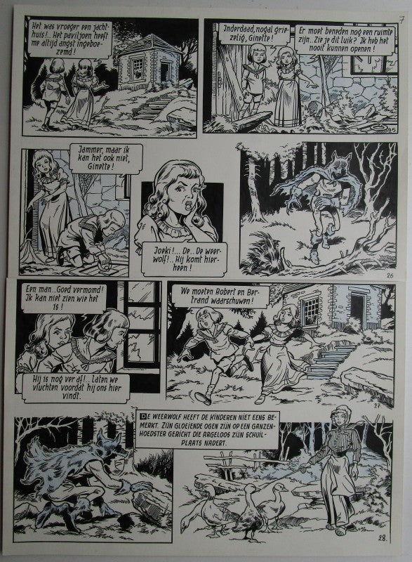 Originele pagina De weerwolf