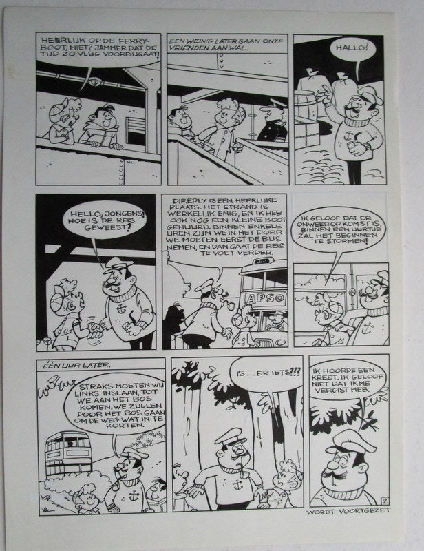 De zwartepinken en de verdwenen sloep