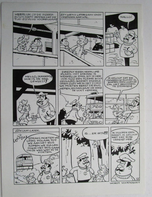 De zwartepinken en de verdwenen sloep