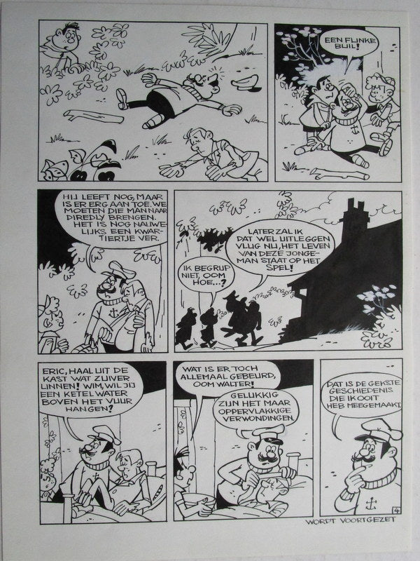 De zwartepinken en de verdwenen sloep