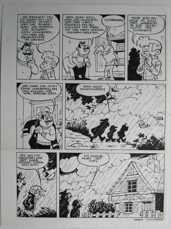 De zwartepinken en de verdwenen sloep