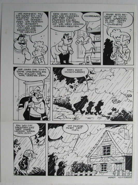 De zwartepinken en de verdwenen sloep