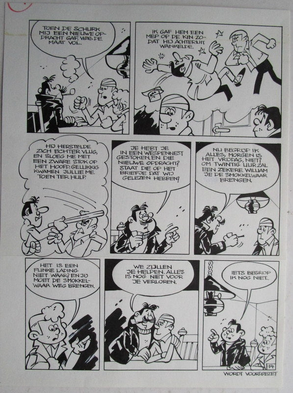De zwartepinken en de verdwenen sloep