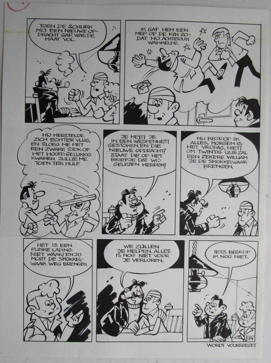De zwartepinken en de verdwenen sloep