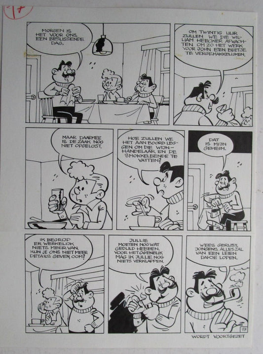 De zwartepinken en de verdwenen sloep