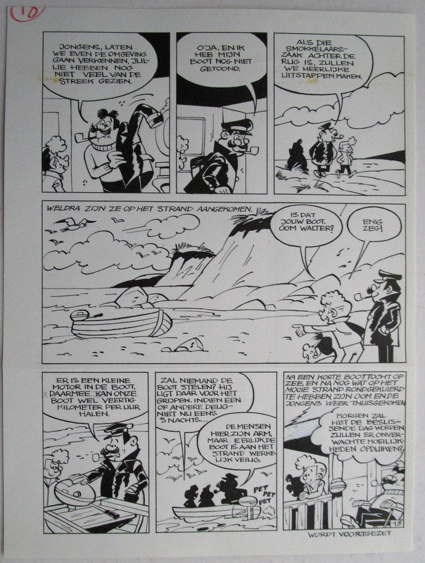 De zwartepinken en de verdwenen sloep