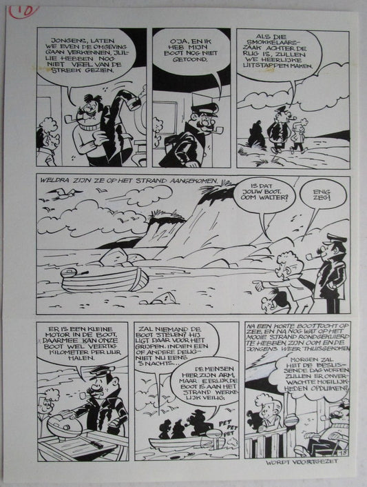 De zwartepinken en de verdwenen sloep