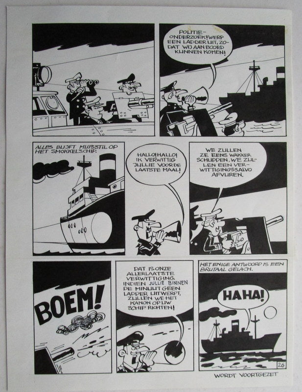 De zwartepinken en de verdwenen sloep