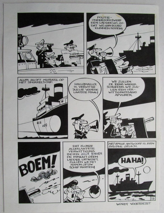 De zwartepinken en de verdwenen sloep