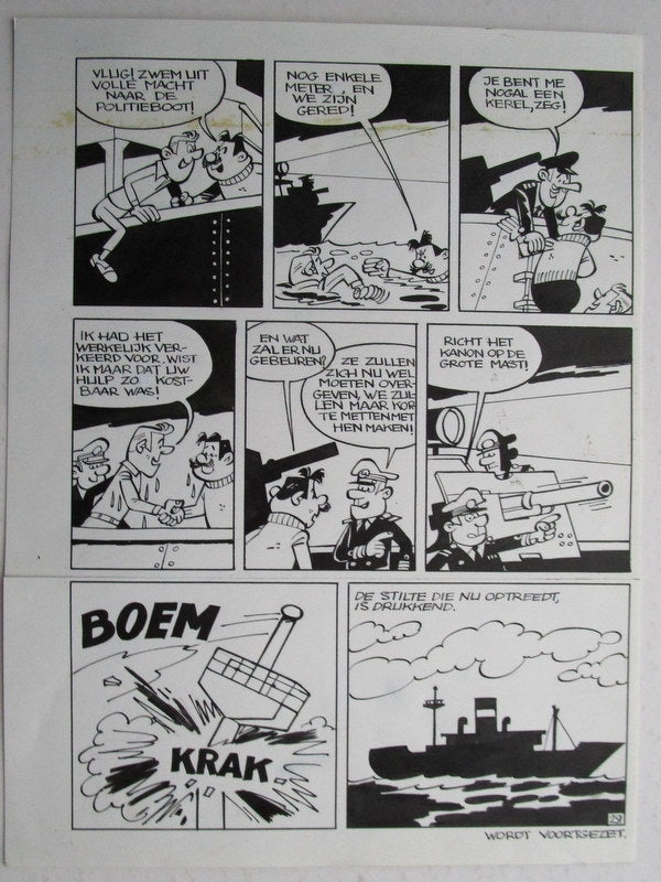 De zwartepinken en de verdwenen sloep
