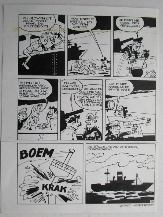 De zwartepinken en de verdwenen sloep