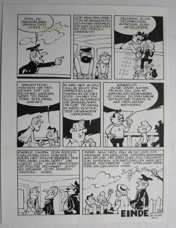 De zwartepinken en de verdwenen sloep