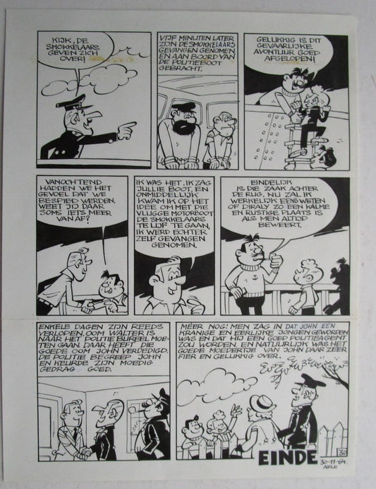 De zwartepinken en de verdwenen sloep