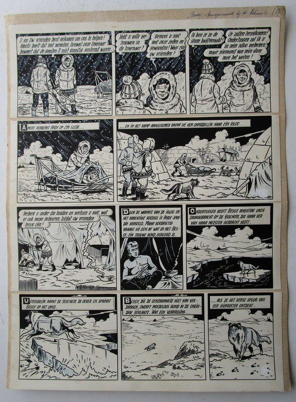 Originele pagina - Hongersnood gij de Eskimo's