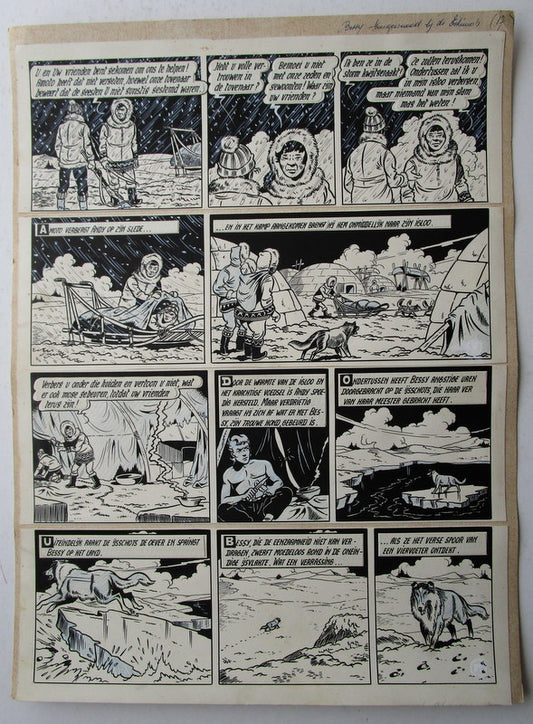 Originele pagina - Hongersnood gij de Eskimo's