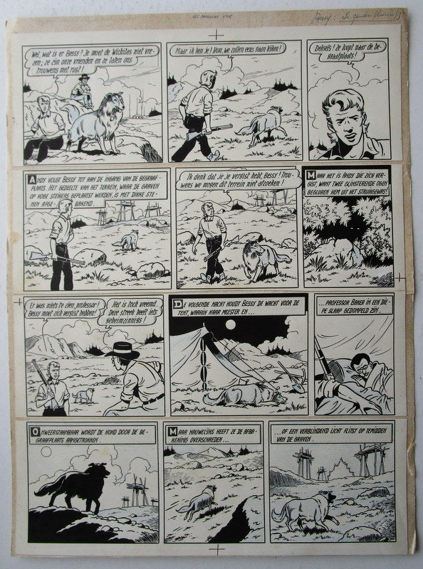 Originele pagina - De gouden vlinders