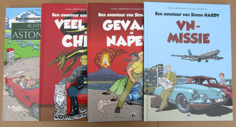 Simon Hardy deel 1 tot 4 - hardcover - 50 euro