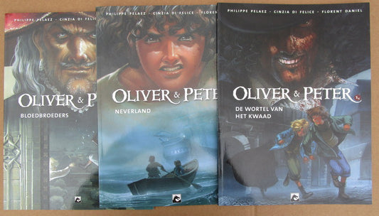 Oliver en Peter deel 1 tot 3 - softcover - 12 euro