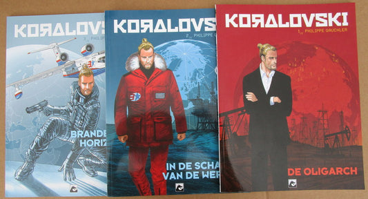Koralovski deel 1 tot 3 - softcover - 15 euro